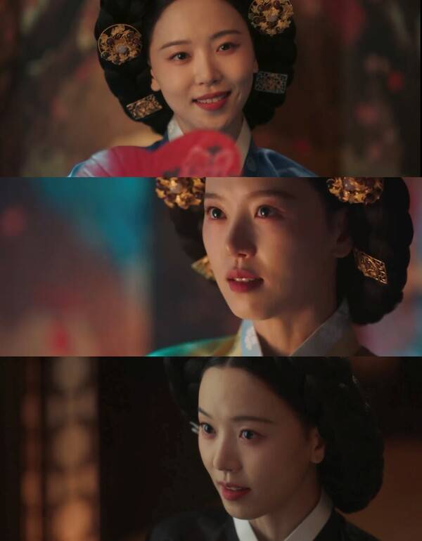 ▲ tvN 토일드라마 ‘폭군의 셰프’에서 열연을 펼치는&nbsp;강한나. 방송화면 캡처