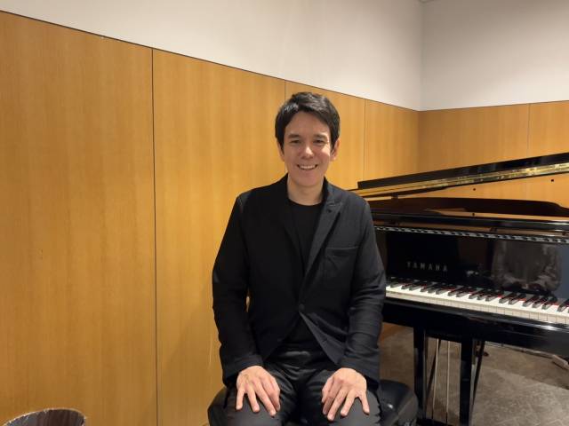 후쿠오카 공연에 앞서 본지와 인터뷰를 나눈 일본 피아니스트 카네코 미유지. 최현정 기자