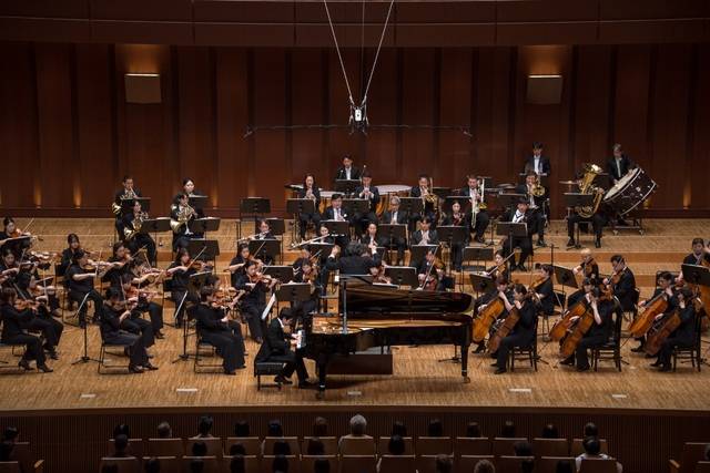 대구시향의 '2025 월드오케스트라 인 재팬' 후쿠오카 심포니홀 공연 장면. 대구시향 제공