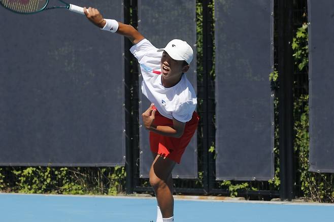 U14 대표팀 3인방 중 유일하게 8강에 오른 장준서