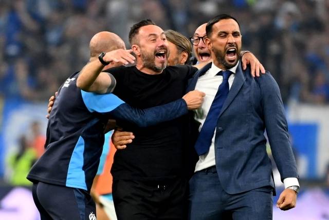 데 제르비는 “나는 마르세유 회장에게 이곳에 오고 싶은 이유가 바로 PSG를 꺾는 것이라고 말했다. 그들이 더 강하기 때문이다. PSG는 힘을 대표하고 나는 그걸 좋아하지 않는다. 그래서 이날만을 기다렸다”고 말했다. 사진=REUTERS=연합뉴스