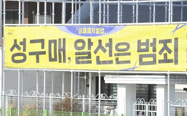 경기 파주시 연풍리에 위치한 성매매 업소 집결지 용주골 골목 모습 /사진=머니S