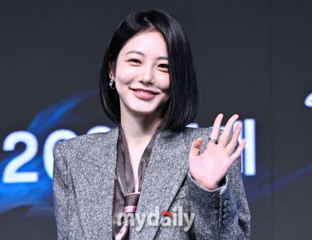 배우 신예은이 23일 서울 논현동 엘리에나 호텔에서 진행된 디즈니+ 오리지널 시리즈 '탁류' 제작발표회에 참석했다. / 한혁승 기자(hanfoto@mydaily.co.kr)