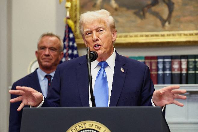 도널드 트럼프 미국 대통령. 연합뉴스