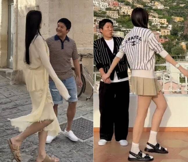 조세호와 아내 정수지. 조세호 인스타그램 캡처