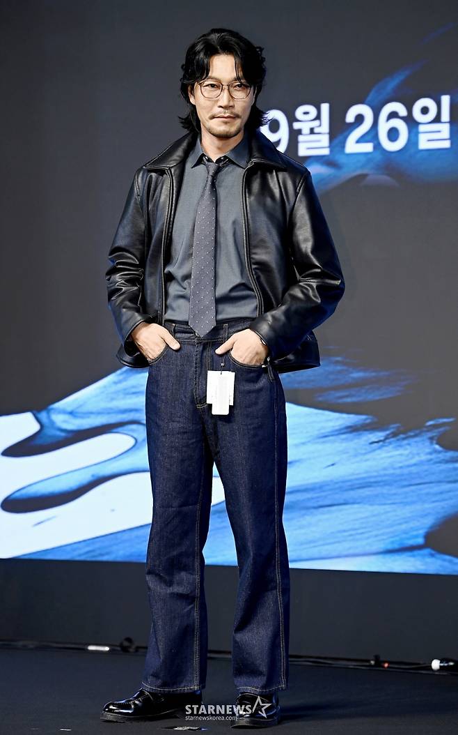 배우 최귀화가 23일 서울 강남구 엘리에나호텔에서 열린 디즈니+ '탁류' 제작발표회에 참석해 포즈를 취하고 있다. /2025.09.23 /사진=김휘선 hwijpg@