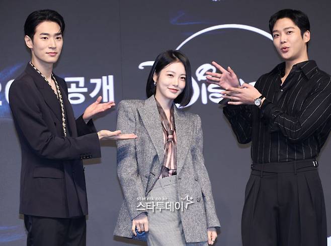 ‘탁류’ 박서함, 신예은, 로운. 사진ㅣ유용석 기자