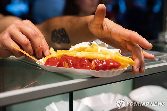 커리부르스트 [EPA 연합뉴스 자료사진. 재판매 및 DB 금지]