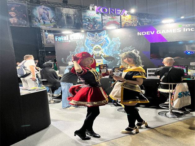 2024도쿄게임쇼에 참가했던 대전정보문화산업진흥원 대전 게임 기업 부스(대전정보문화산업진흥원)