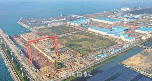 현대중공업 군산조선소 전경./사진=전북일보DB