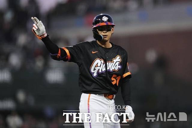 샌프란시스코 이정후가 24일(한국시간) 세인트루이스전에서 8경기 만에 타점을 올리는 등 4타수 1안타를 기록했다. /뉴시스