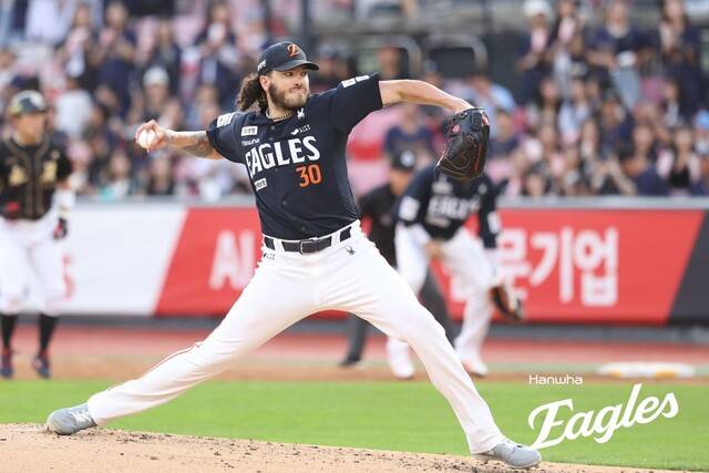 투수 개인 부문 4관왕에 도전하고 있는 한화 이글스 코디 폰세. 한화 이글스 제공