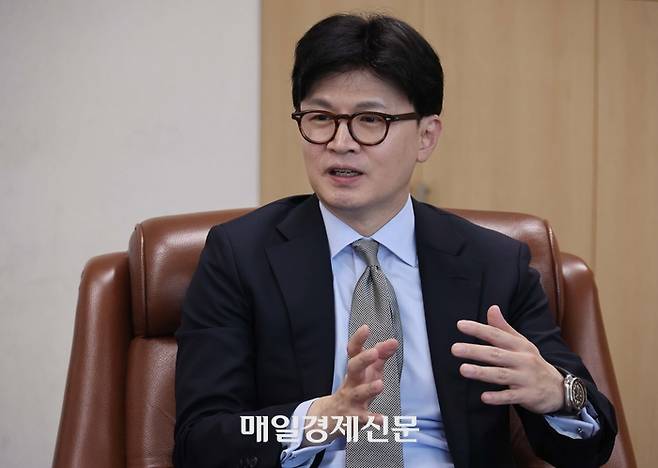 한동훈 전 국민의힘 대표 [한주형기자]