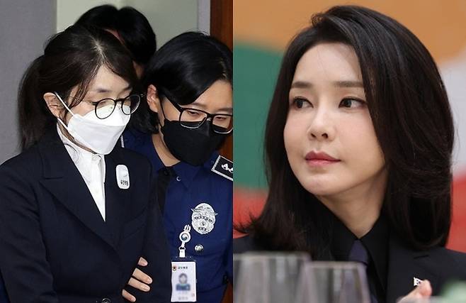 김건희 여사 첫 재판 출석(왼쪽)과 자료사진 [사진출처=사진공동취재단, 연합뉴스]