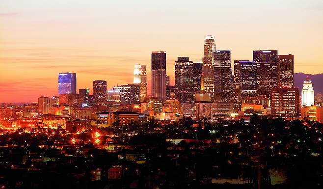 로스앤젤레스 감성 짙은 야경[LA관광청 제공]