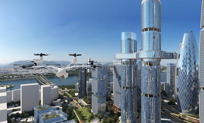 용산국제업무지구 시뮬레이션. [서울시 제공]