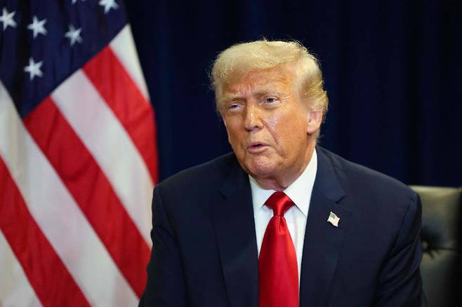 도널드 트럼프 미국 대통령. 연합뉴스