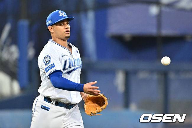 [OSEN=대구, 이석우 기자] 삼성 라이온즈 가라비토 044 2025.09.03 / foto0307@osen.co.kr