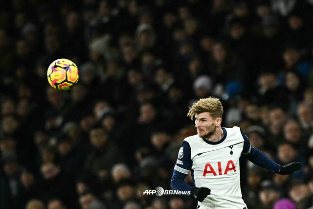 토트넘 시절 티모 베르너. /AFPBBNews=뉴스1