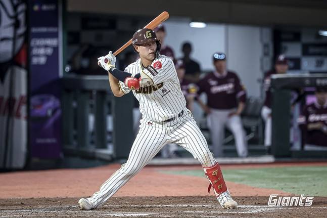 롯데 박건우. /사진=롯데 자이언츠 제공