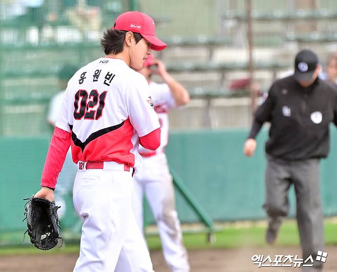 KIA 타이거즈 우완 파이어볼러 유망주 홍원빈이 최근 구단에 은퇴 의사를 전달, 선수 커리어를 마감하게 됐다. 사진 엑스포츠뉴스 DB