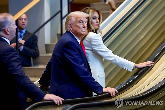 멈춰선 유엔본부 에스컬레이터 [뉴욕 로이터=연합뉴스. 재판매 및 DB 금지]