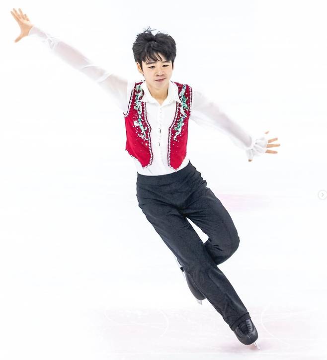 연기를 펼치는 서민규 [ISU 인스타그램 캡처. 재판매 및 DB 금지]