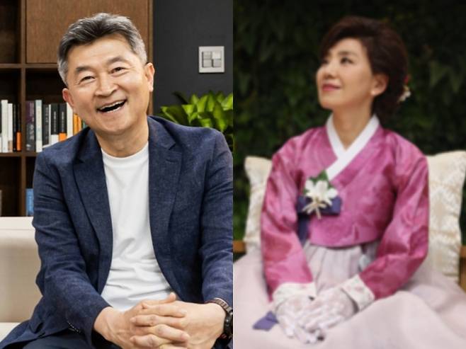 '2025 정조대왕 능행차 공동재현' 서울 구간의 정조대왕과 혜경궁 홍씨 역으로 선발된 정석 씨와 전미란 씨. 사진=서울시청