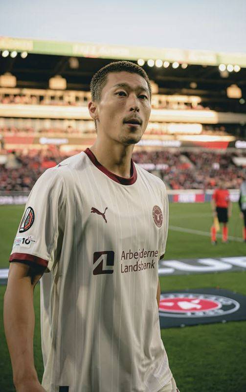 미트윌란의 조규성. 미트윌란 SNS 제공