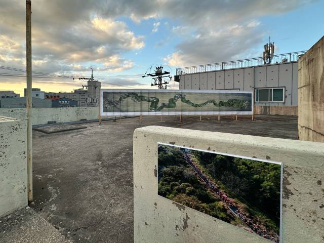 일산수지에서 열리고 있는 2025 BIPF 국제청년작가 교류전: Under the skin 열과 막 전시 전경. 부산국제사진제 제공