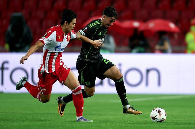 설영우(즈베즈다). 사진=AFPBB NEWS