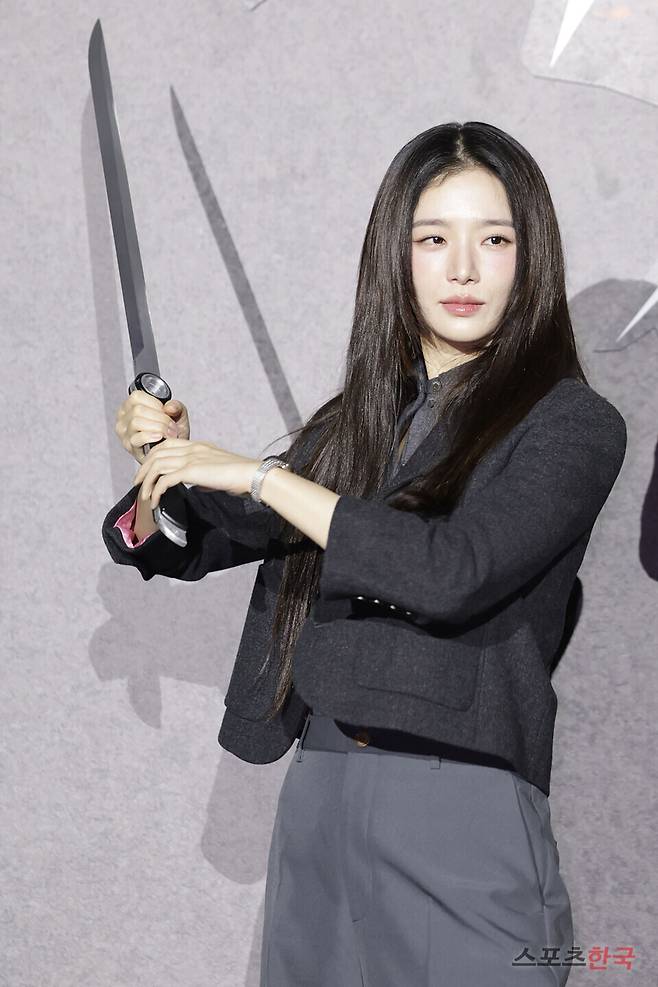 넷플릭스 영화 '사마귀' 제작보고회에 참석한 배우 박규영. 25.9.25 ⓒ이혜영 기자 lhy@hankooki.com