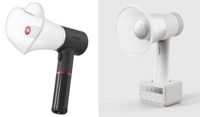 그룹 더보이즈, QWER 응원봉 ⓒSNS