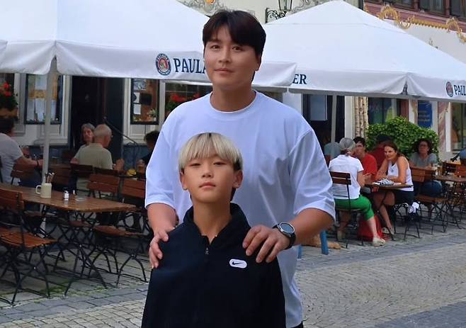 이동국과 아들 시안. 인스타그램