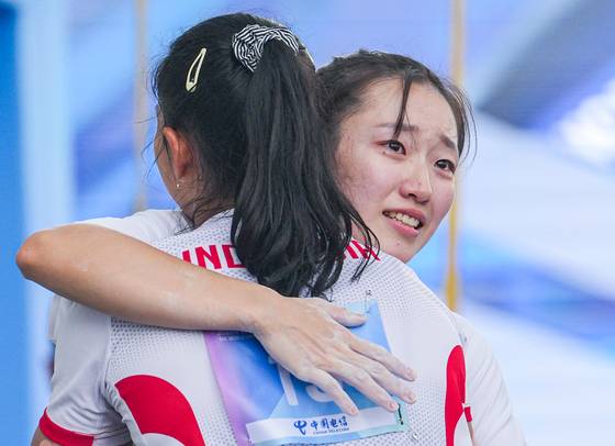 스포츠클라이밍 여자 스피드 국가대표 정지민.신화=연합뉴스