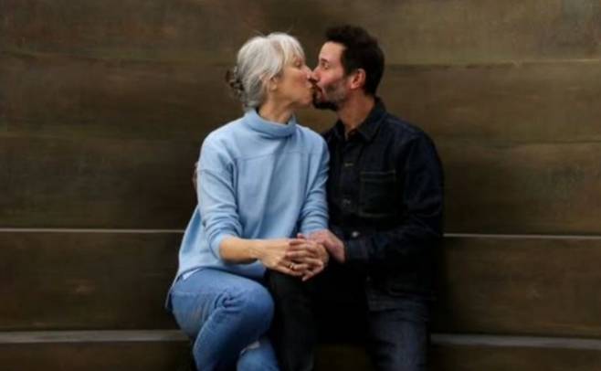 알렉산드라 그랜트, 키아누 리브스. 사진|알렉산드라 그랜트 SNS