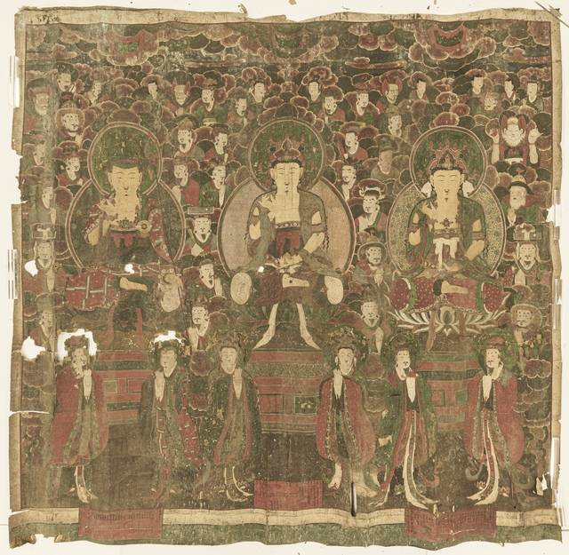 27년만에 일본에서 돌아온 용연사 삼장보살도. 조계종 제공