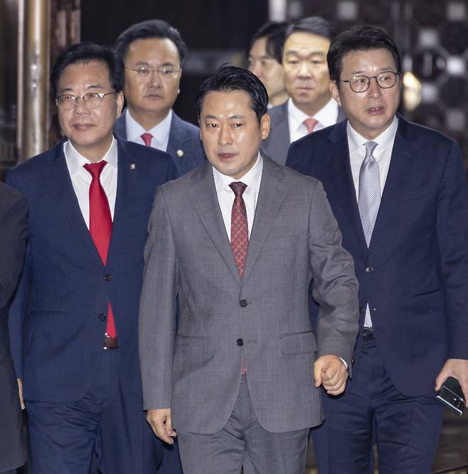 국민의힘 지도부 [연합]