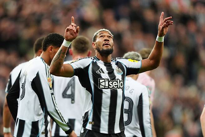 [뉴캐슬=AP/뉴시스]뉴캐슬, 잉글랜드 카라바오컵 16강행. 2025.09.24.