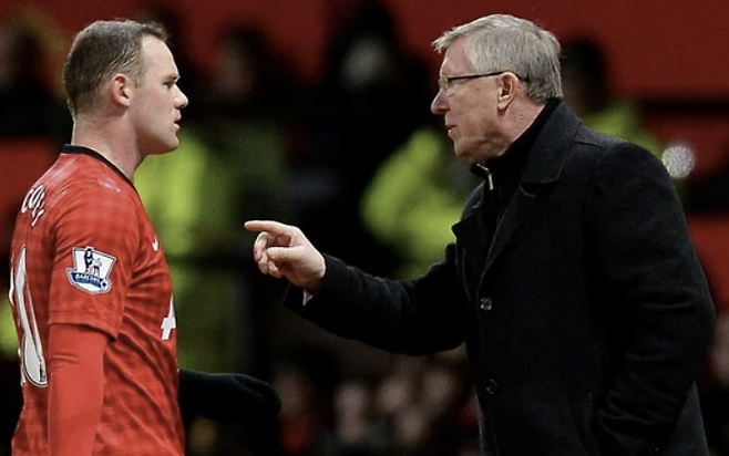 웨인 루니(좌), 알렉시스 퍼거슨(우). 연합뉴스