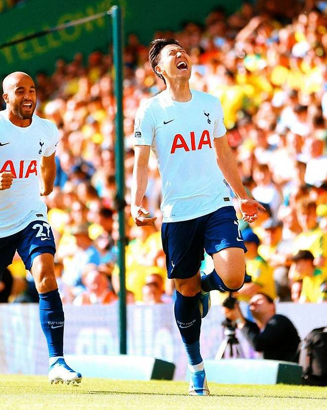 손흥민이 EPL 득점왕으로 올라선 노리치와의 경기가 스포티비 자체 최고 시청률을 기록하며 국민적 관심을 증명했다. 인스타그램 캡처