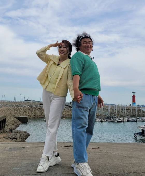 백아영(왼쪽), 오정태 /사진=오정태 SNS