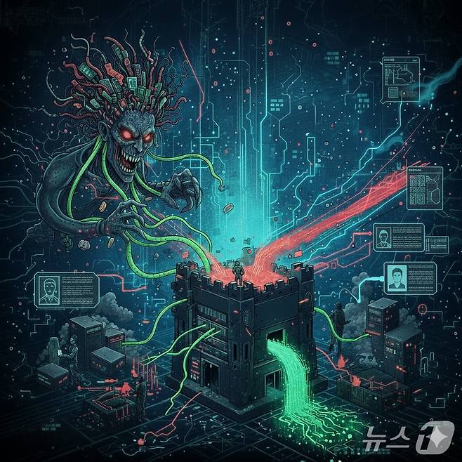 정부 기관 해킹·스피어 피싱 관련 제미나이 2.5프로 플래시 이미지 생성 요청 이미지