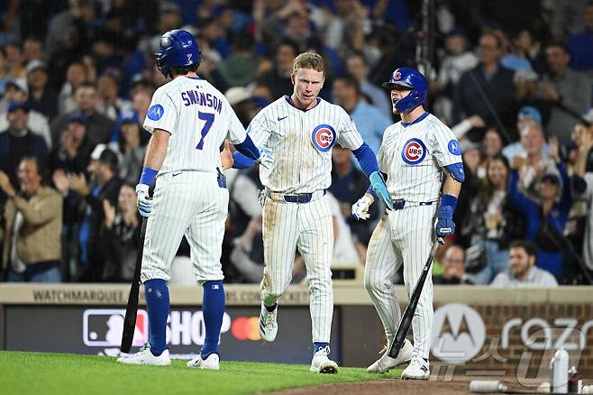 시카고 컵스 선수들. ⓒ AFP=뉴스1