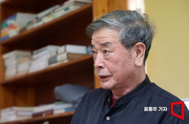 김진경 전 국가교육회의 의장이 아시아경제와 인터뷰를 하고 있다. 2025.09.10 윤동주 기자