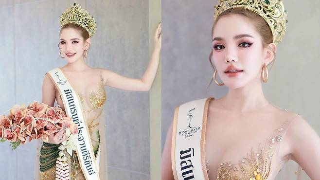 태국 미인대회 우승자 수파니 노이논통이 과거 노출 영상 논란으로 하루 만에 자격을 박탈당했다. 그는 어머니 치료비 마련을 위해 촬영했다고 해명했다. ⓒ뉴시스