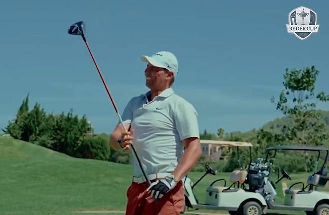 라이더컵 유럽 인스타그램 영상 캡처