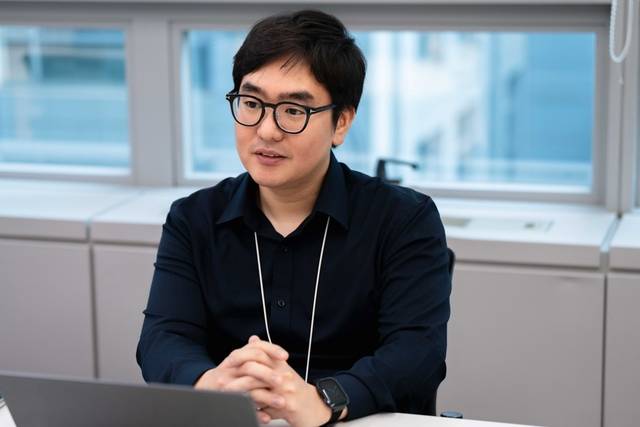 김수인 엘리스그룹 CRO가 디지털타임스와 인터뷰하고 있다. 엘리스그룹 제공