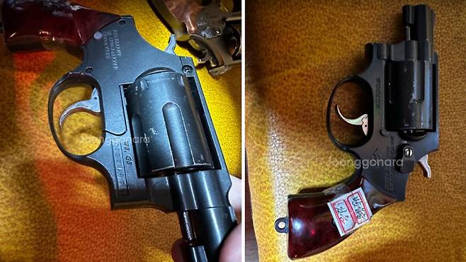 해당 글에 올라온 총기 사진