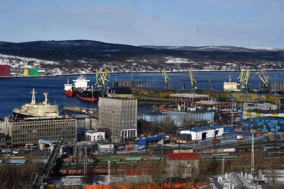 러시아가 북동항로의 거점으로 육성하려는 무르만스크 항. 연합뉴스